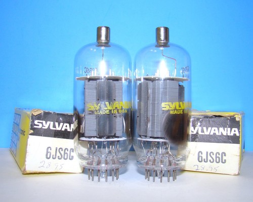 6js6c nos sylvania radio - nos,
