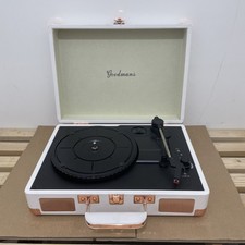 Goodman's Portable Turntable RECORD PLAYER WITH Rehargeable battery. (No Cable)