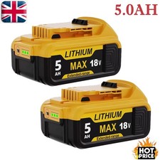 2X For DEWALT 18V 5.0Ah XR