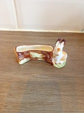 SylvaC Rabbit Next To Log Posy Bowl