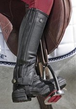 Mountain Horse Soft Rider Leggins Leather Half Chaps Gaiters NEW