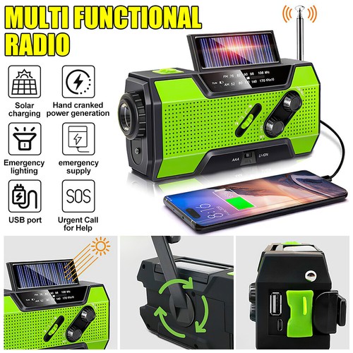 2000mah wind solar radio - solar,
