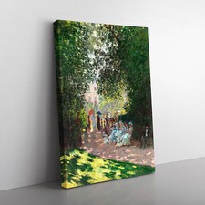 The Parc Monceau Vol.1 By Claude Monet Canvas Wall Art Print Framed Picture