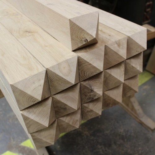 Oak posts fence - posts, post