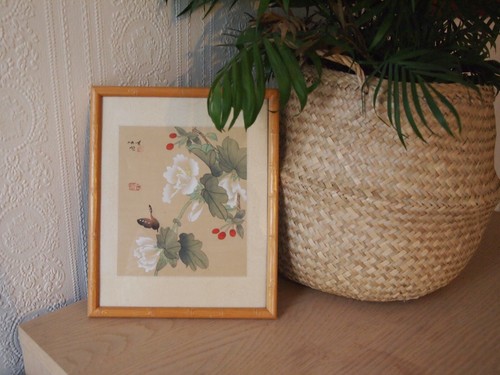 Chinese silk painting - , hand