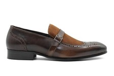 Mens Two Tone Real Suede &