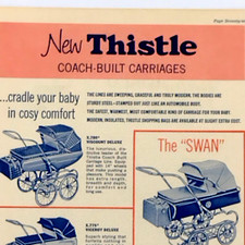 1959 Thistle Baby Carriage Ad