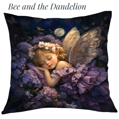 Sleeping fairy baby purple - fairy,