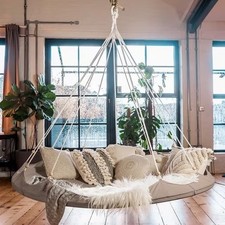 Tiipii Large 180cm Indoor/Outdoor Day Bed - Taupe (Scuffs/Marks/No Net) B+