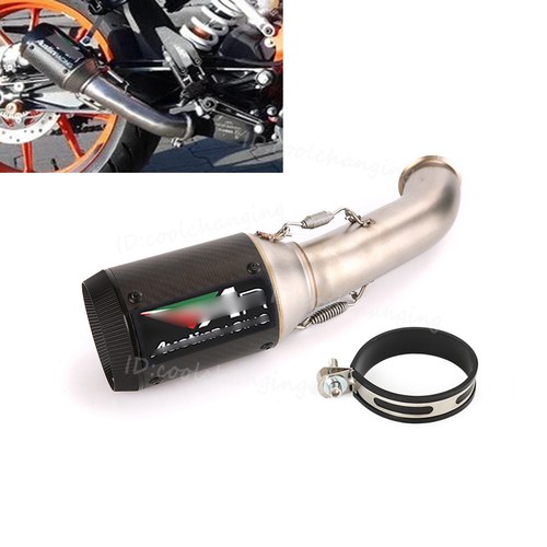 Exhaust mid pipe - 2", carbon