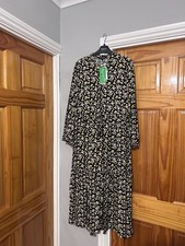 Next floral black dress size 8