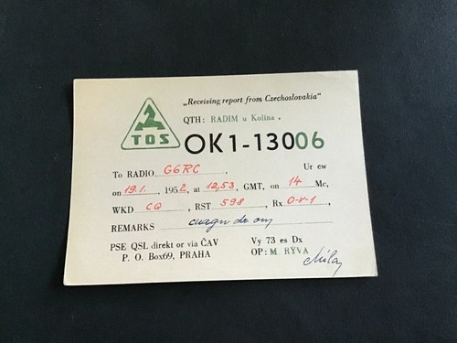 Vintage qsl radio - vintage,