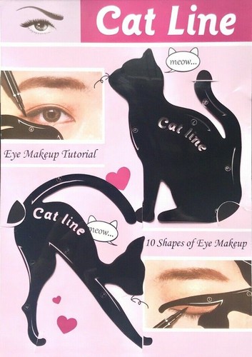 Eyeliner stencil eyeshadow - eyeliner,