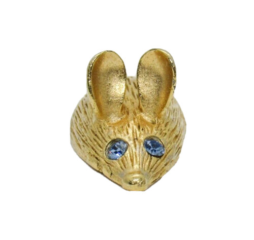 Vintage gold tone 3d - gold,