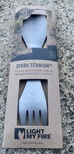 Light My Fire Spork Titanium Lightweight Durable - All In One Spoon Fork Knife