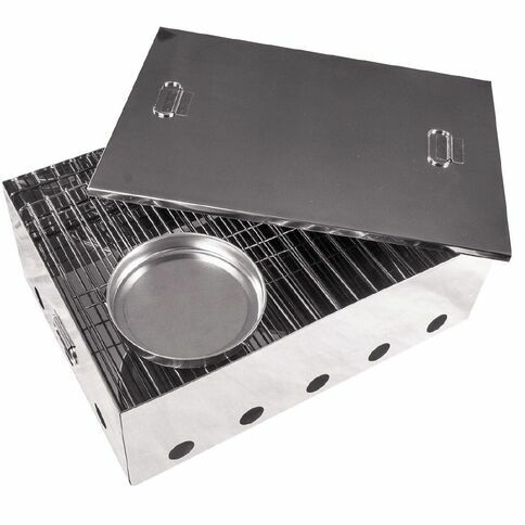 Stainless steel fish smoker - stainless,