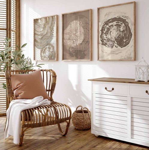 Neutral abstract wall art - abstract,