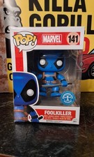 Funko Pop! Deadpool #141 Foolkiller - Underground Toys Exc - VGC - good box