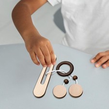 Wooden String Puzzle Brain