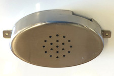 Oval Light Lighting Cover Only in Matt brushed Chrome Caravan or Motorhome - LC1