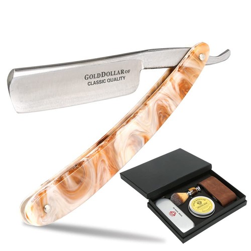 Straight razor shaving kit - razor,
