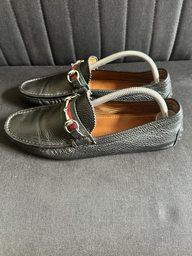 Gucci web horsebit leather - web,