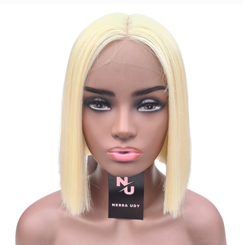 Glueless blonde lace frontal - blonde,