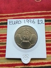 1996 EURO 96 FOOTBALL COIN £2