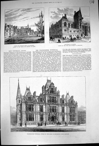 Old 1883 westminster - old, townhall