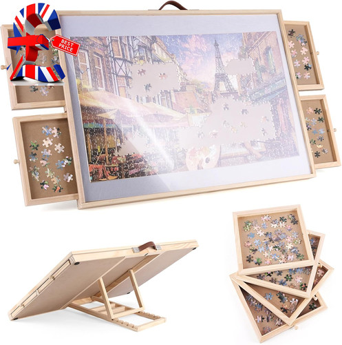 Jigsaw puzzle board folding - board,