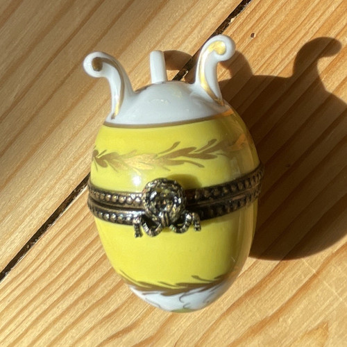 Limoges mini yellow porcelain - limoges,