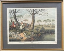 J.Godby(British,1790-1820)&H. Merke (Swiss, act.1800-1820)  A Hare hunting print