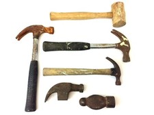 Mixed Lot Hammers Iron Metal