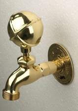 Polished Brass Globe Outdoor