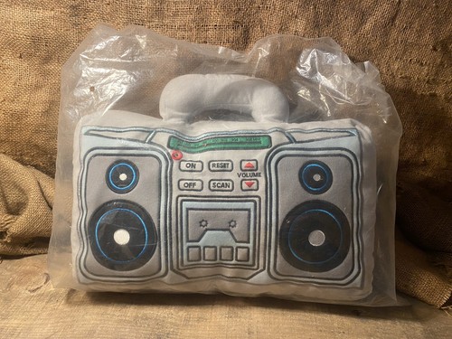 Vintage 1980s pillow boom box - vintage,