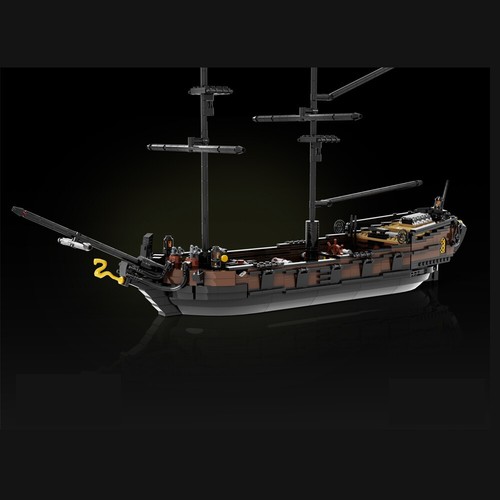 Moc pirate brig - pirate, ship