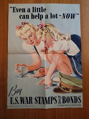 Original wwii poster even - poster, a