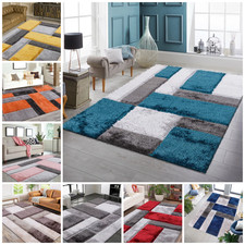 Soft Modern Shaggy Area Rug Large Floor Runner Living Room Bedroom Carpet Mats