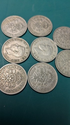Florin two shilling - shilling,