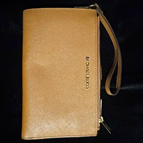 Michael kors brown zip - brown,