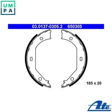 BRAKE SHOE SET PARKING BRAKE