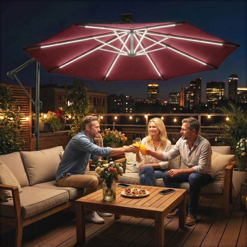 Garden cantilever parasol - garden,