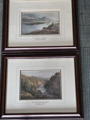 Pair framed scottish - of,