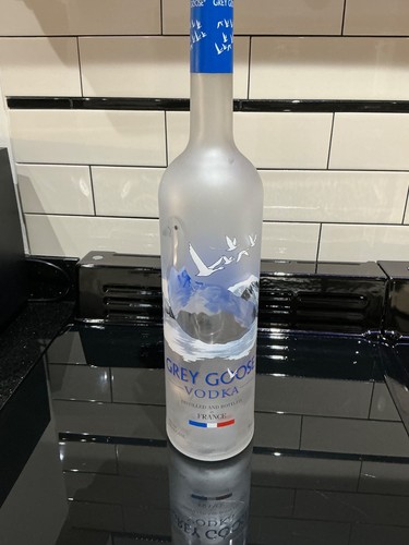 Grey goose litre empty vodka - goose,
