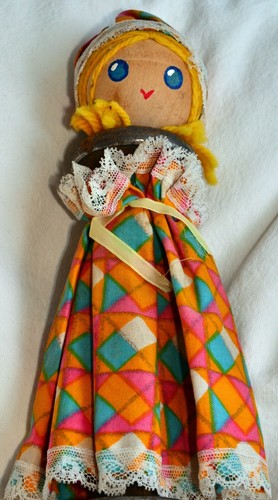 Vintage old hand made bobbin - old,