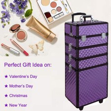 Large Makeup Trolley Case on