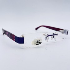 SPECSAVERS eyeglasses PURPLE RIMLESS SQUARE glasses frame MOD: 24865067