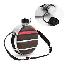 0.7/2L Outdoors Water Bottle Round Over Drinking Flask Canteen Camping Hiking UK