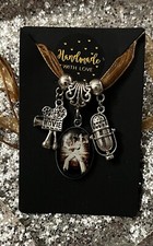 SILVER 925 ELVIS PRESLEY NECKLACE ROCK N ROLL JEWELLERY GIFT THE KING 50s 60s 70