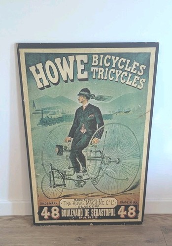 Vintage bicycle howe travel - bicycle,